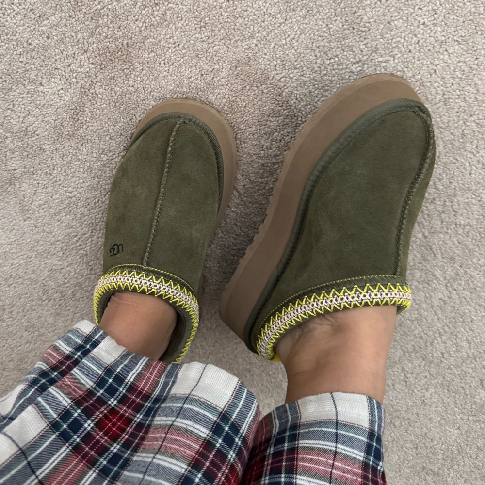 UGG Olive TAZZ Moccasins
